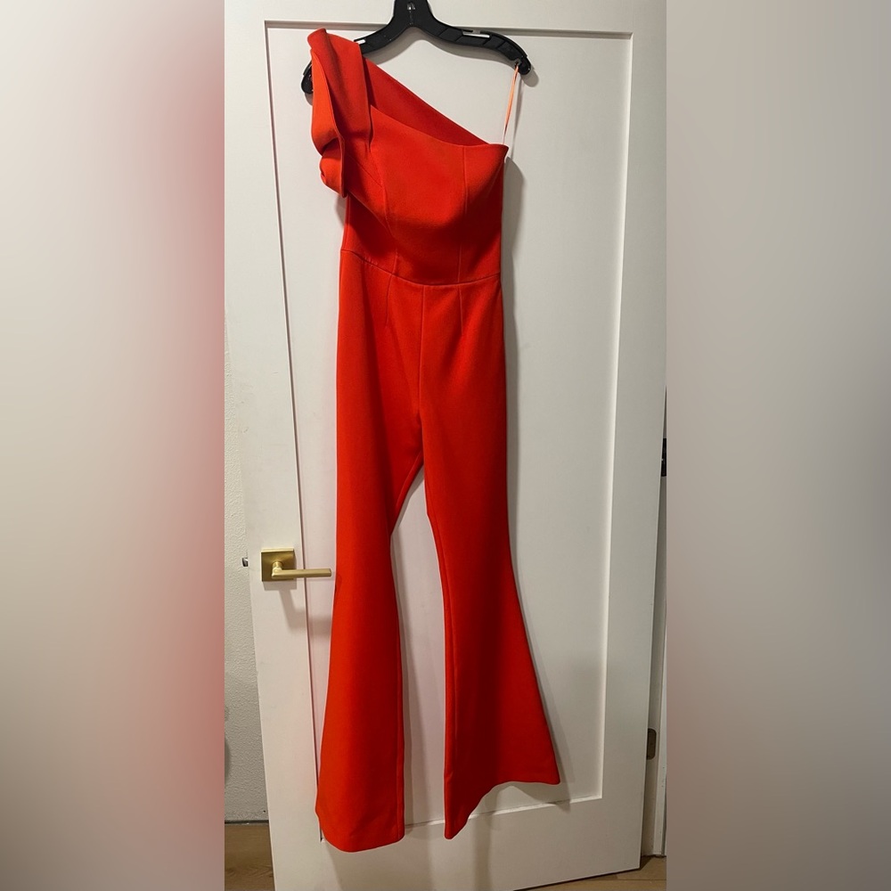 Safiyaa Orange jumpsuit
